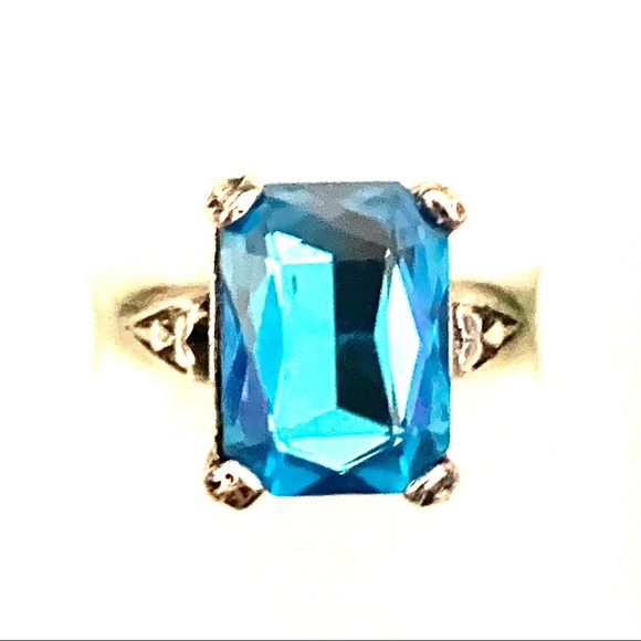 Swiss Blue Topax Rings Bundle .925 -For Terrye - Picture 7 of 13